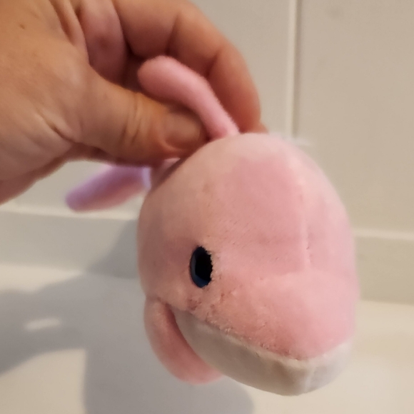 The Petting Zoo Small Pink Dolpin Plush - Picture 4 of 6